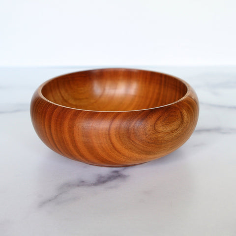 American Cherry Bowl, front view, 5.25" x 2.25" 