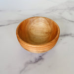 Bead Japanese Walnut trinket dish, 4.5" x 1.75" , top view