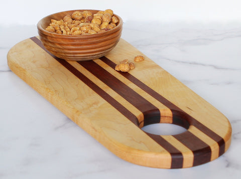 Birdseye Maple and Bloodwood Charcuterie Board